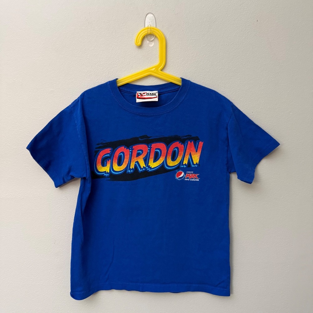 Vintage y2k Youth M Chase Authentics Jeff Gordon NASCAR Pepsi Racing T-shirt